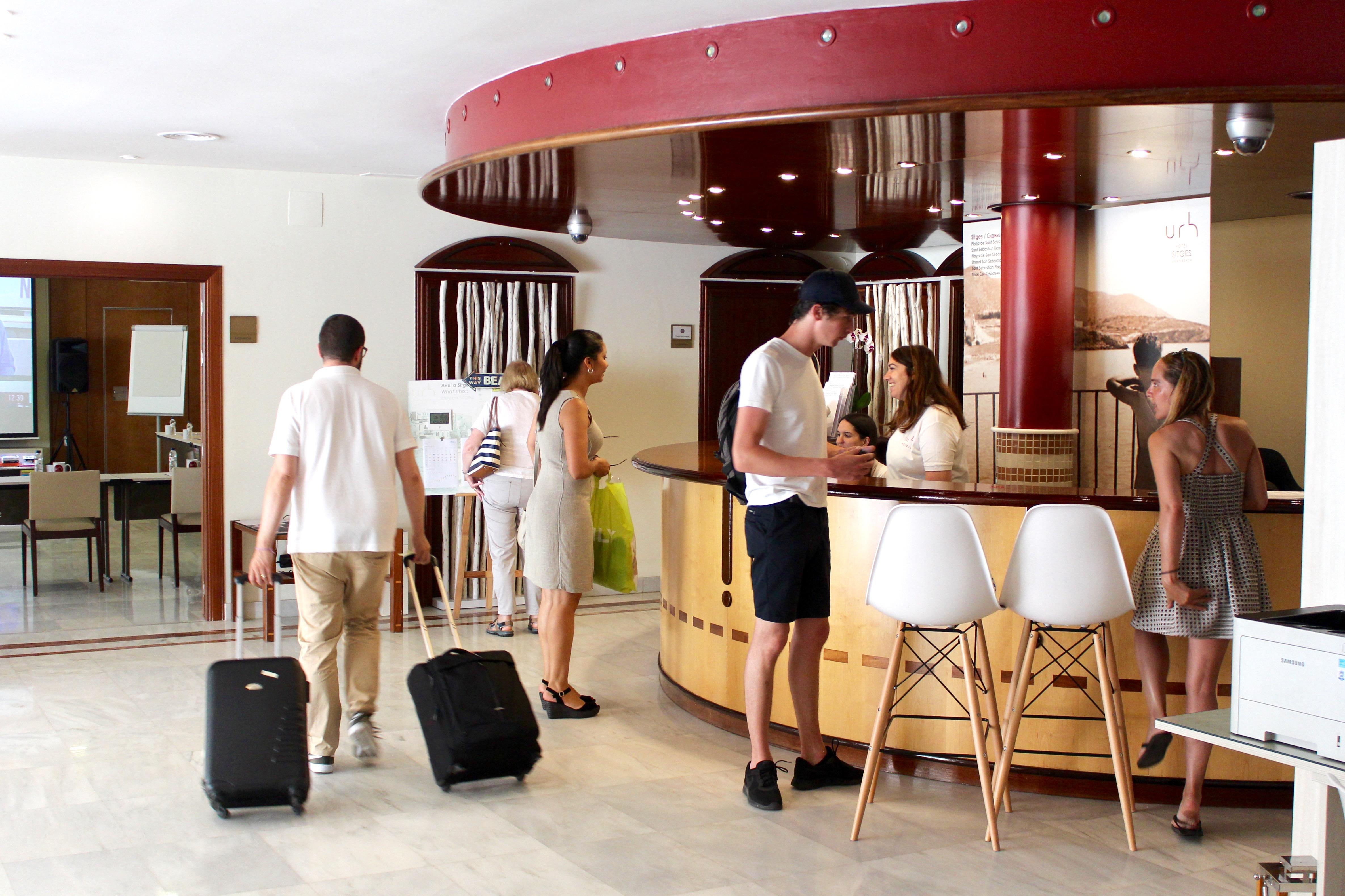 Hotel URH Sitges Playa Exterior foto